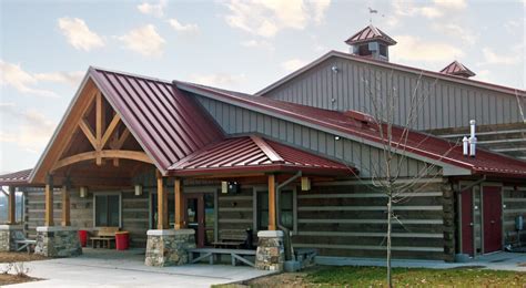 red metal roof house|red galvanized metal roof.